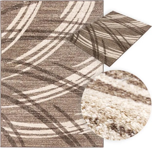 Koberec Sari K197A svetlohnedý