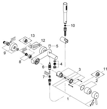 GROHE 32212001 - Vaňová batéria CONCETTO lesklý chróm