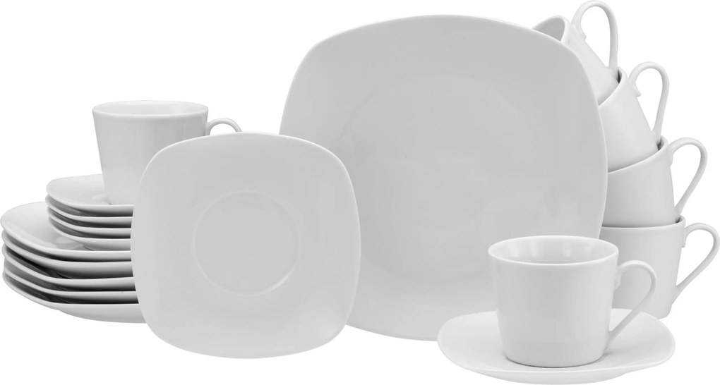XXXLutz KÁVOVÝ SERVIS AMELIE WEISS 18-dielne Creatable - Online Only bytové doplnky - 007768124202