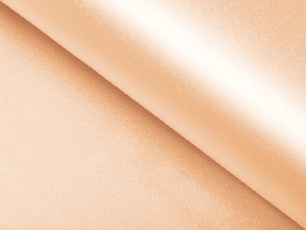Biante Saténový behúň na stôl polyesterový Satén LUX-L046 Béžový 35x140 cm