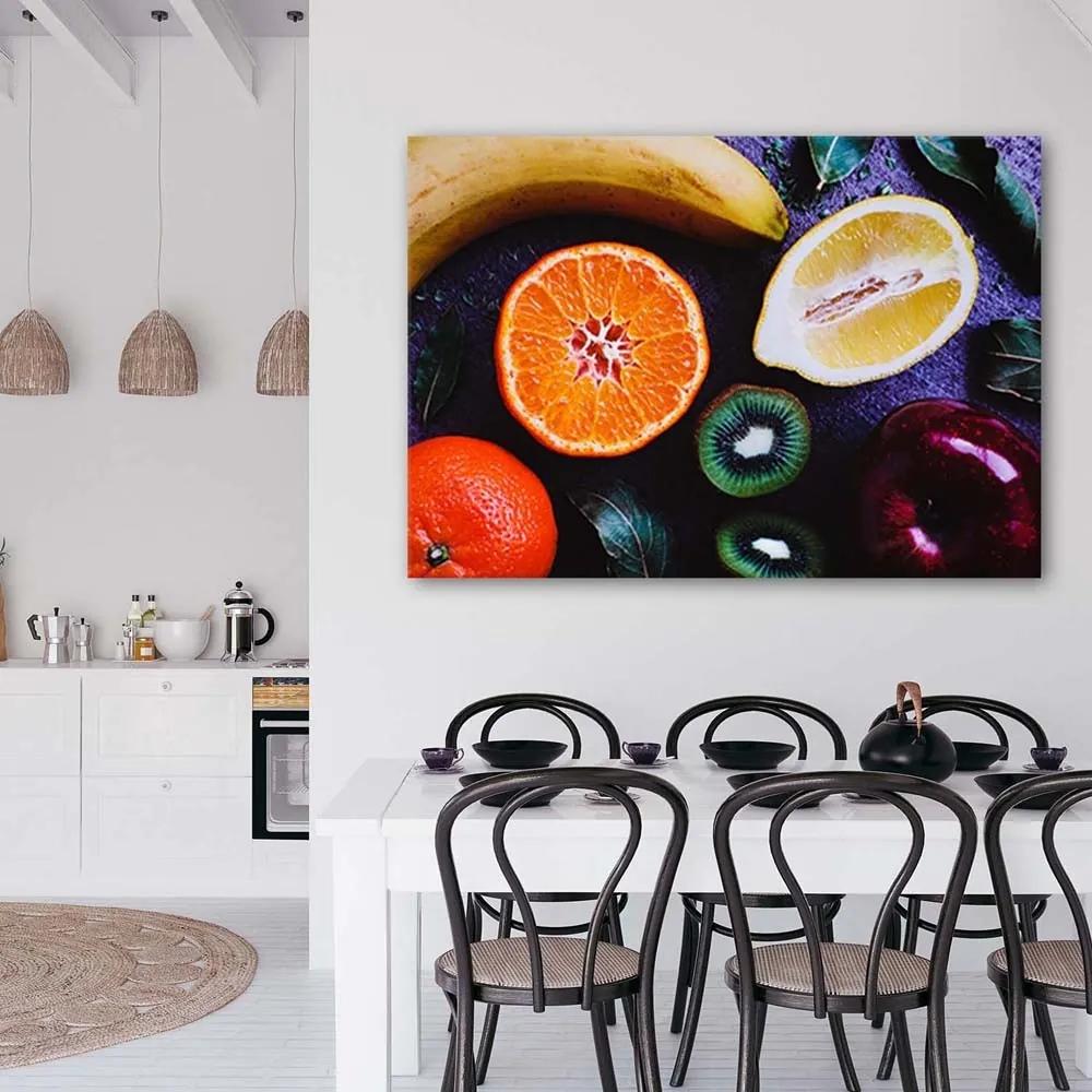 Obraz na plátně Barevné ovoce - 100x70 cm