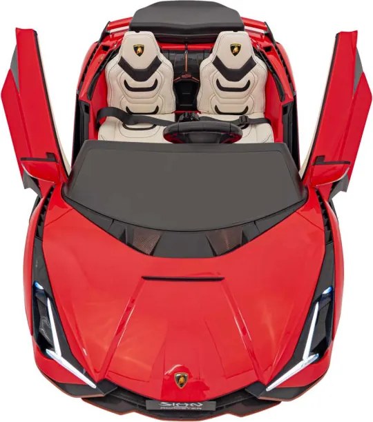 Elektrické autíčko Lamborghini SIAN červené