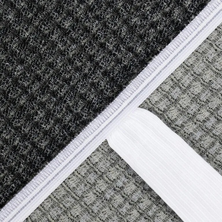 Super strečové poťahy RUBINIA antracitová kreslo (š. 70 - 110 cm)