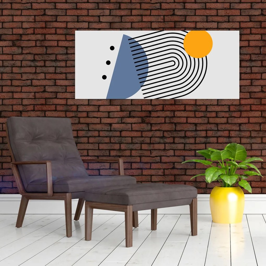 Obraz - Minimalistická abstrakcia N⁰2 (120x50 cm)
