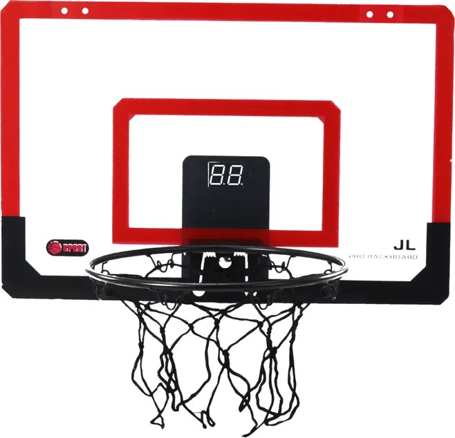 LEAN Toys Basketbalový kôš s elektronickým počítadlom bodov a zvukmi