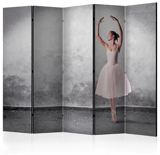 Paraván - Ballerina in Degas paintings style II [Room Dividers] Veľkosť: 225x172, Verzia: Akustický