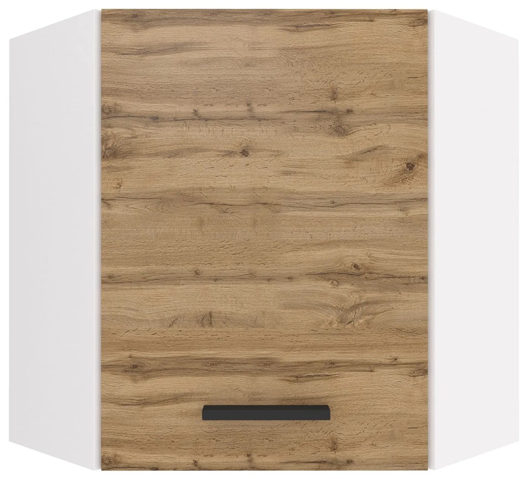 Kuchynská skrinka Belini horná rohová 60 cm dub wotan TOR SGN60/2/WT/DW/0/B1