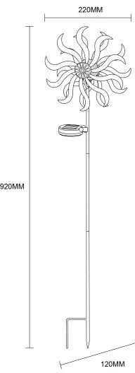 Globo 36573 - LED Solárna dekorácia LED/0,06W/3,2V IP44