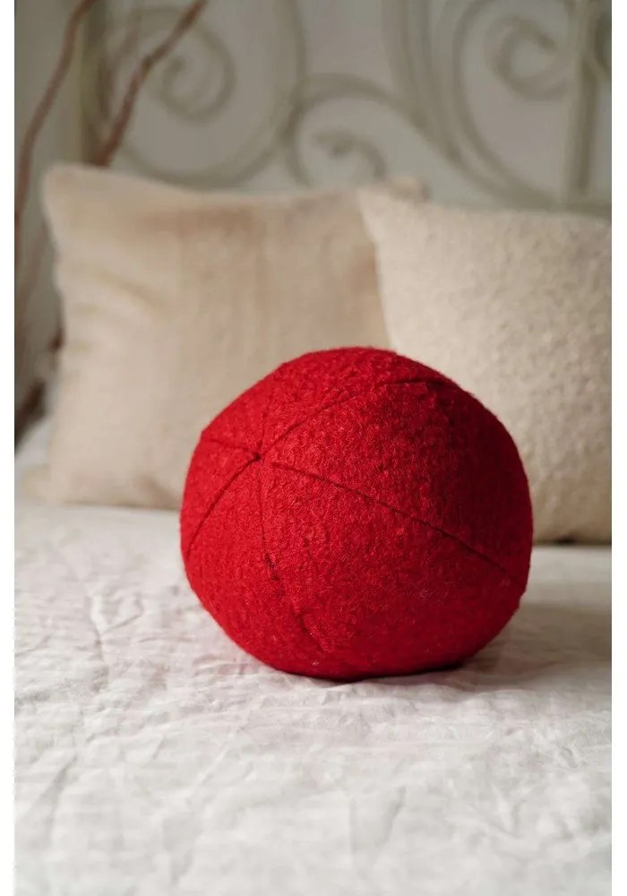 Dekoračný vankúš z materiálu buklé ø 20 cm Top – Mioli Decor