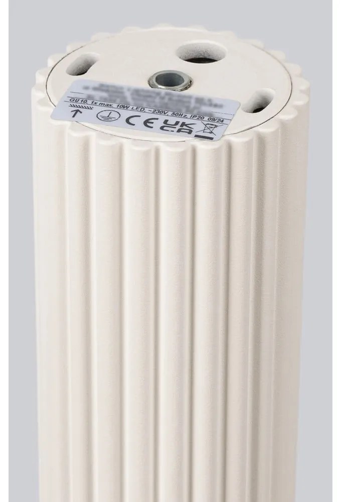 Krémovobiele bodové svietidlo Gleam – Sollux