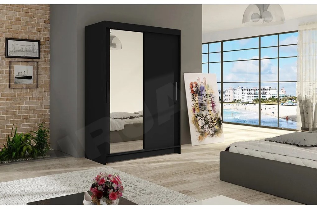 Skriňa Ada VI, Farby: kašmír, Osvetlenie: osvetlenie LED RGB - farebné