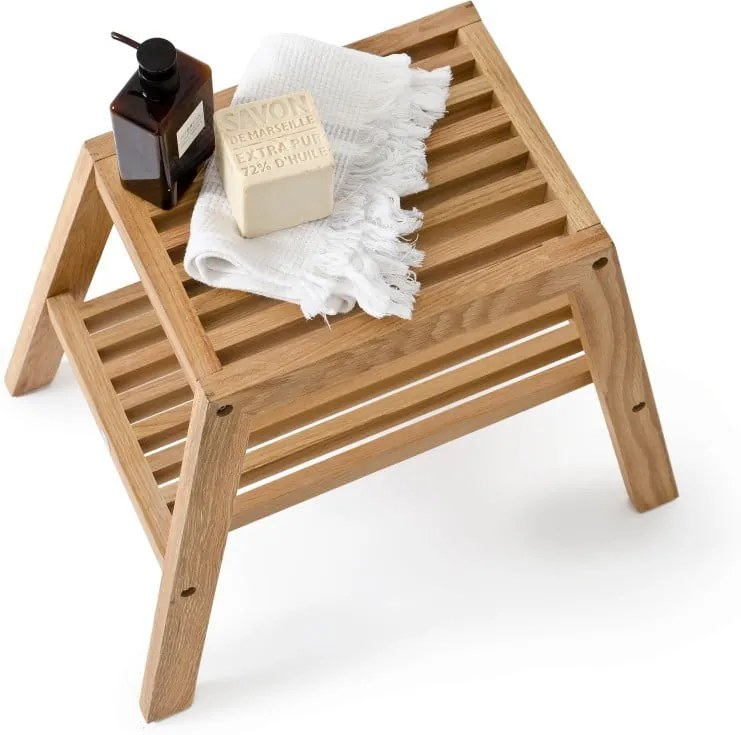 Stolička z dubového dreva Wireworks Slatted Stool