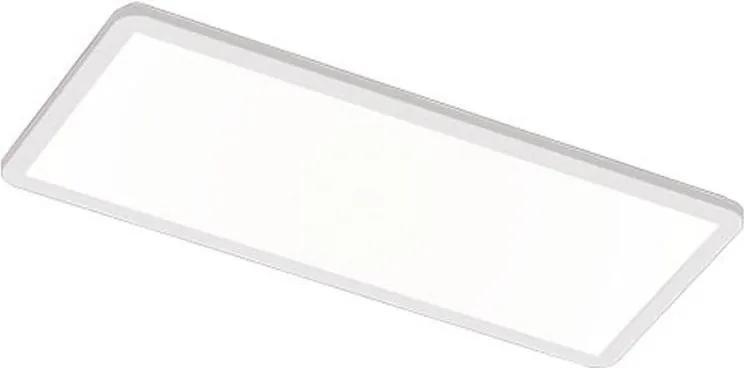Biele obdĺžnikové stropné LED svietidlo Trio Camillus, 80 x 30 cm