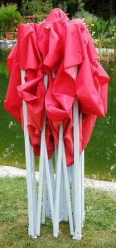 Záhradný párty stan CLASSIC nožnicový - 3 x 3 m červený