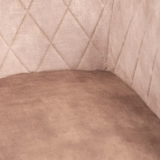 Jedálenská stolička SATORI zamatová béžová 894492