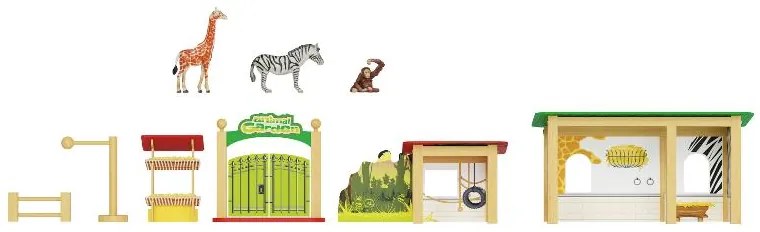 Playtive Drevený zvierací svet (zoo)  (100380938)