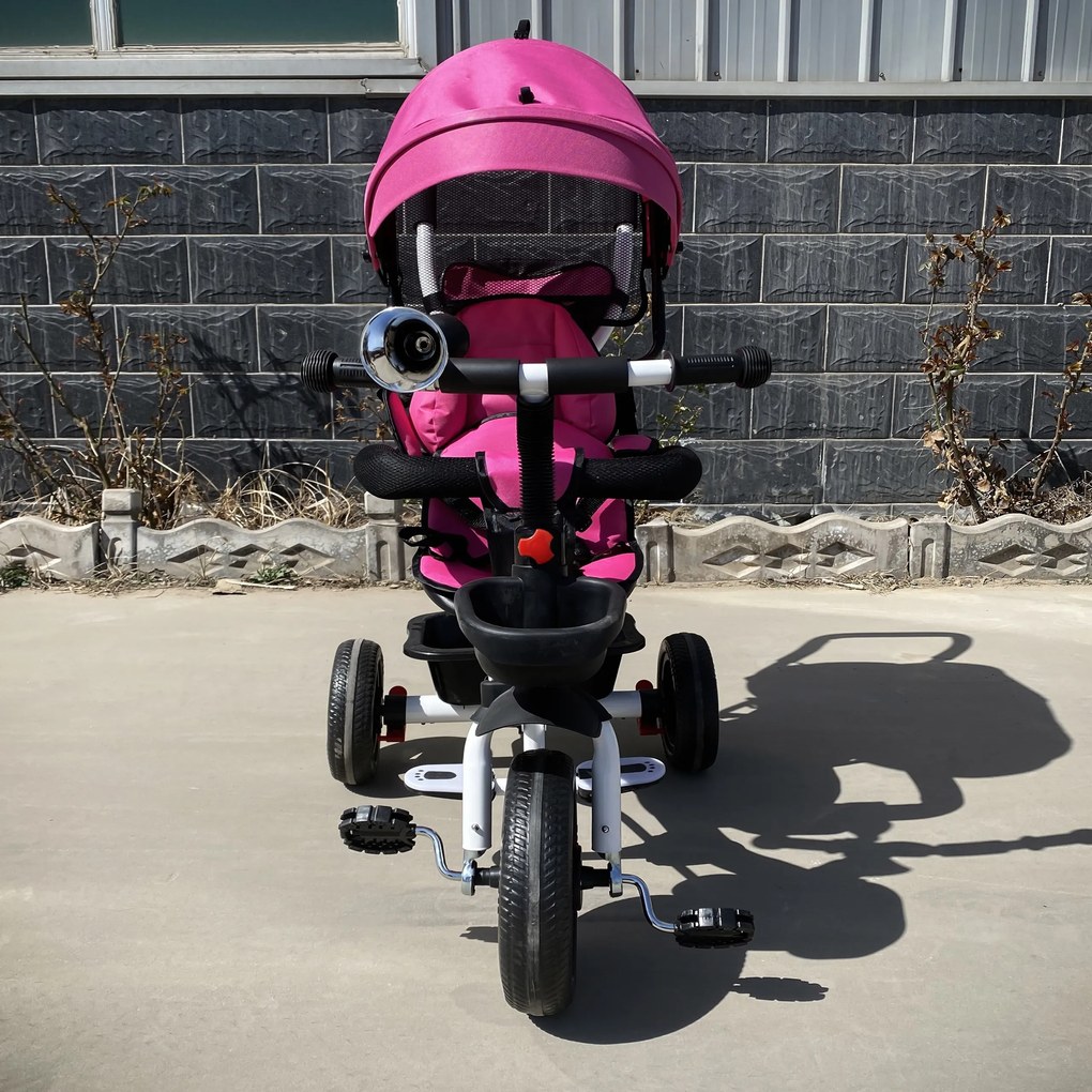 Cyklaménová trojkolka s otočným sedadlom, Ecotoys