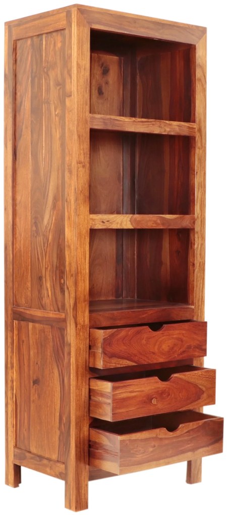 furniture-nabytek.cz - Knižnica rustikálna 65x180x45 z dreva palisander