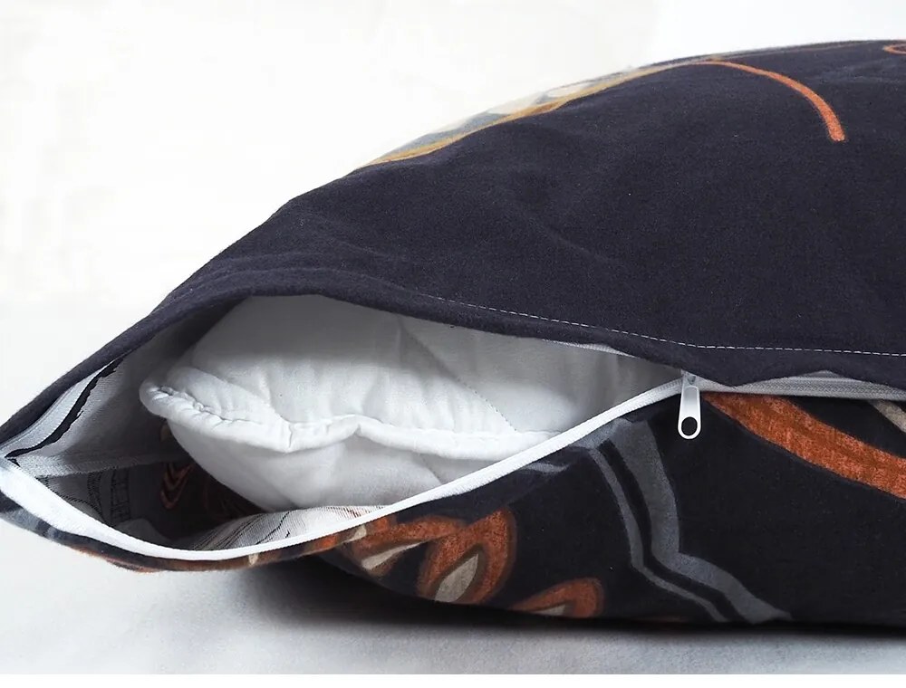 B.E.S. Petrovice Flanelové obliečky Nočné lístie, 140 x 200 cm, 70 x 90 cm