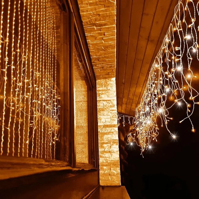 Záves vianočných svetiel 500LED SPRINGOS CL0517