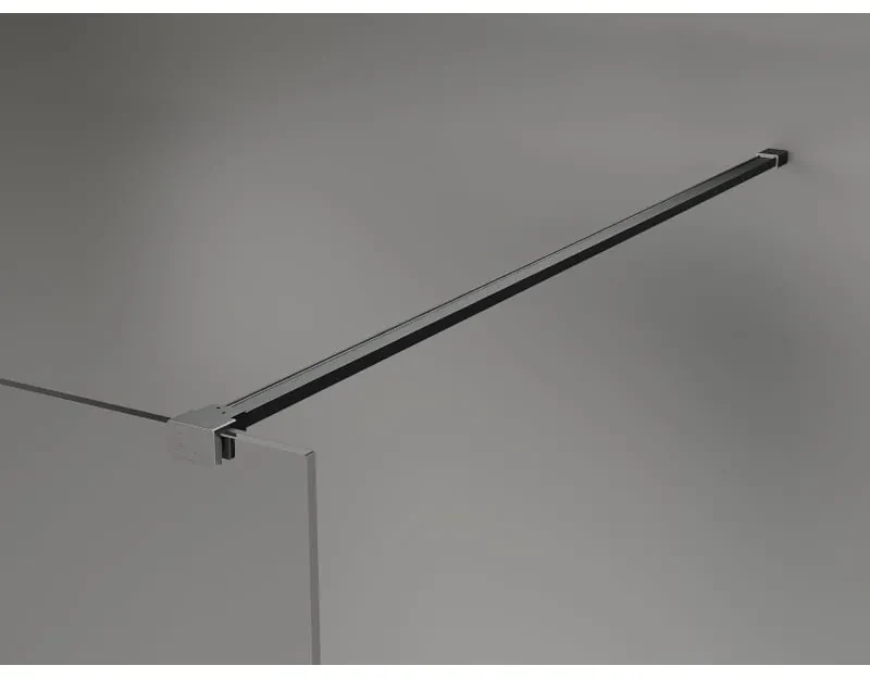 Mexen Lunar sprchová stena pravá 130 x 200 cm, 8mm číre sklo, brúsený grafit, 830-130-000-66-00-P
