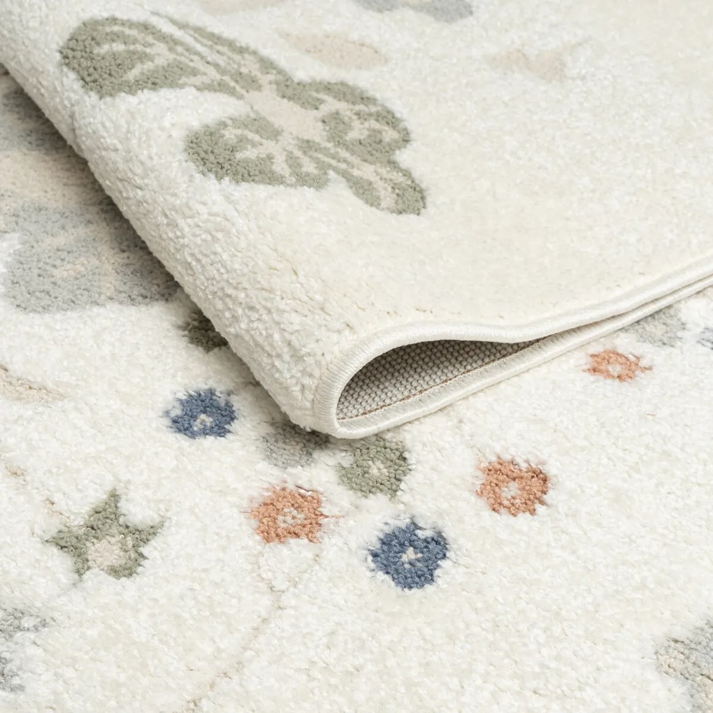 Angel Carpet, Kusový koberec Aurora 25 Cream, 120x170, biela, kancelária