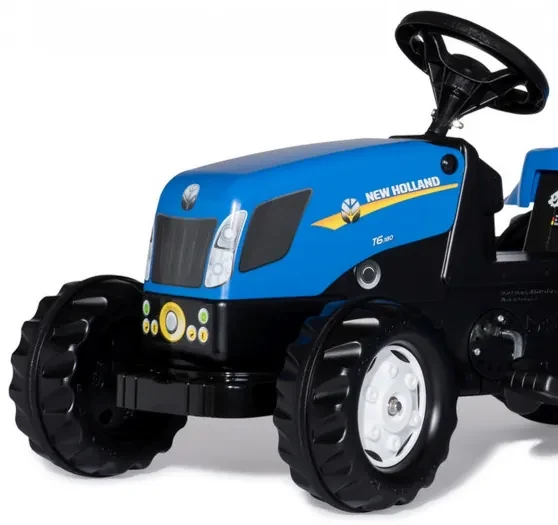 Šlapací traktor s vlečkou Rolly Toys New Holland Agriculture 013074