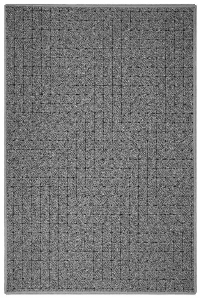 Vopi koberce Kusový koberec Udinese šedý - 50x80 cm