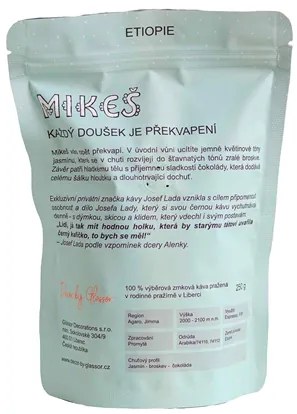 Pražená zrnková káva Josef Lada - Mikeš