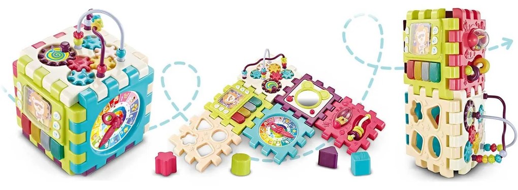 Vzdelávacia hračka kocka s melódiou Ricokids 781700