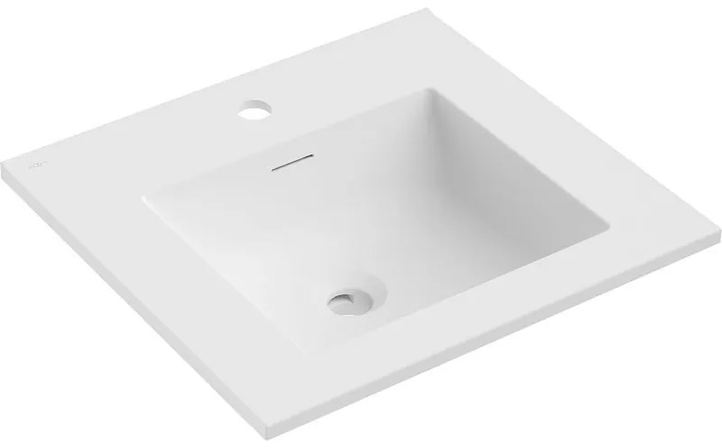 Mexen Otis, umývadlo na zapustenie 51 x 46,5 cm, biela matná, 25185001