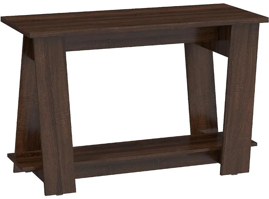 Písací stôl Via sonoma tmavý