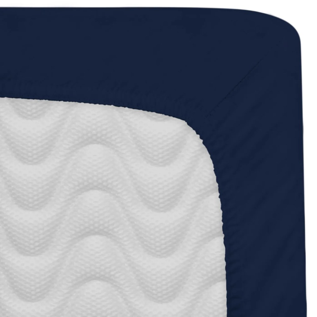 SATÉNOVÉ PRESTIERADLO 026 200X220 CM TMAVOMODRÉ