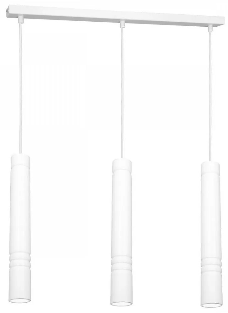 Luster na lanku IMPLODE 3xGU10/8W/230V biela