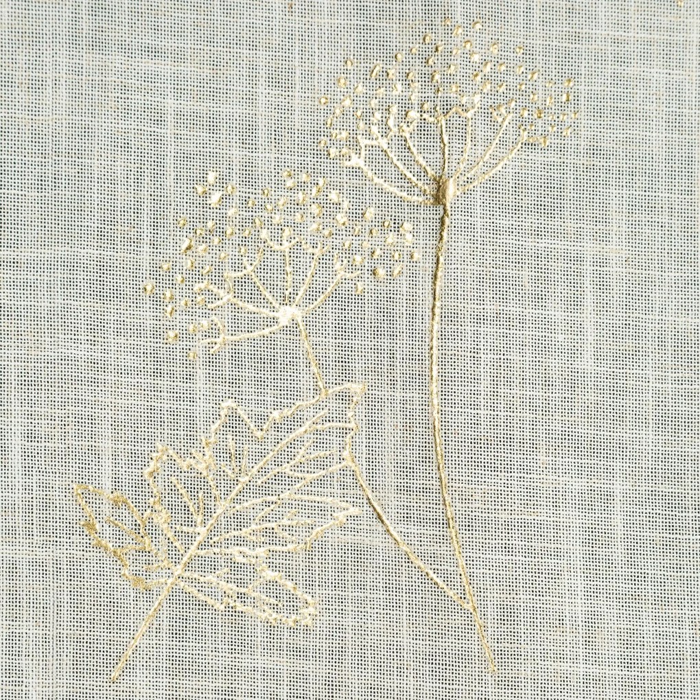 ZÁVES NA KRÚŽKOCH MAGGIE 140X250 CM VZOROVANÁ