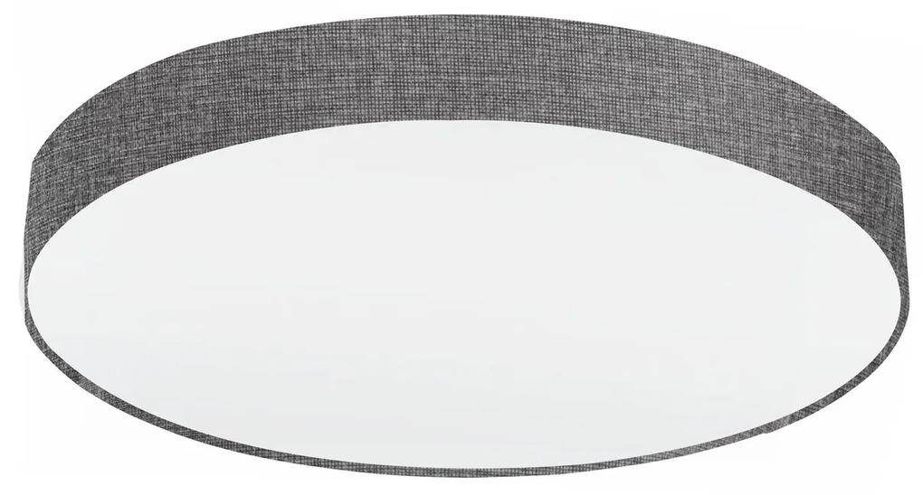 EGLO Stropné svietidlo PASTERI, 5xE27, 60W, 76cm, okrúhle, šedé