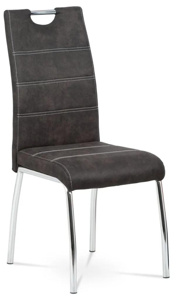 AUTRONIC Jedálenská stolička HC-486 GREY3
