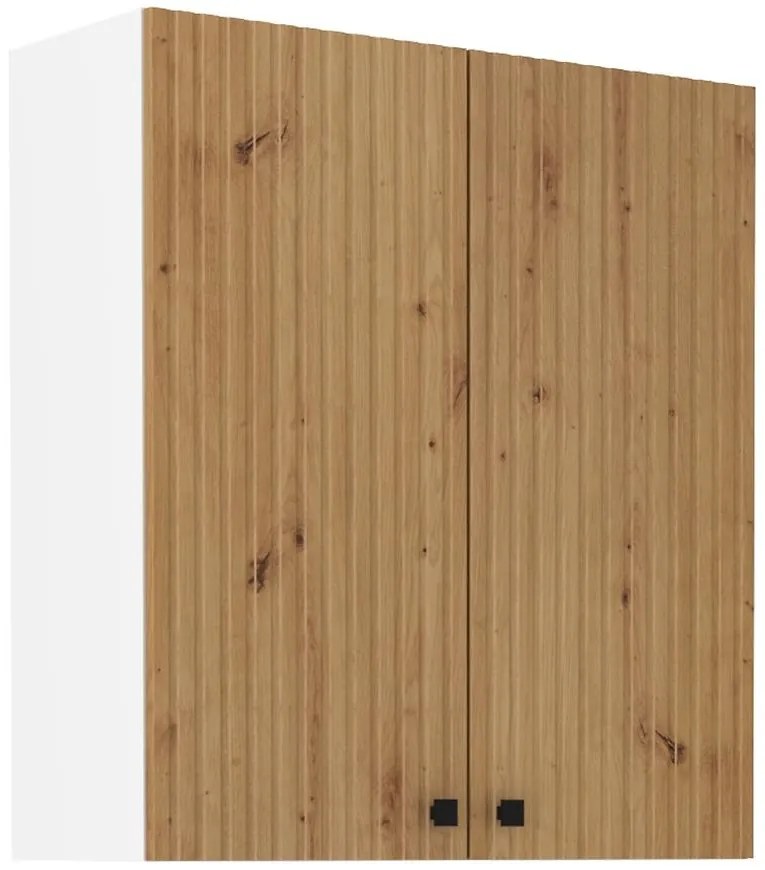 Kuchynská skrinka MIA dub artisan/biely 80g-90 2f