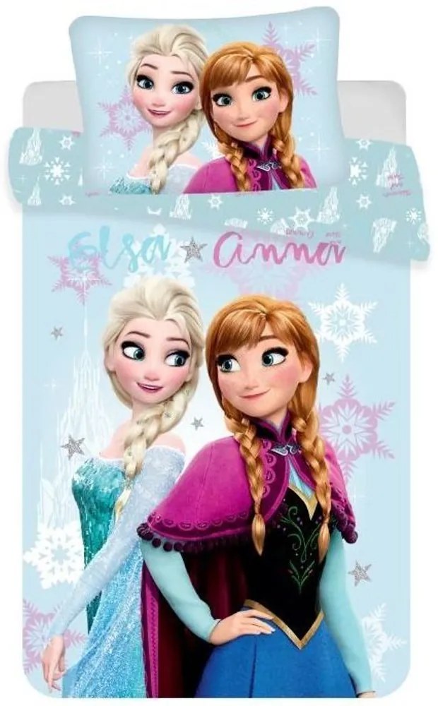 Jerry Fabrics Obliečky Ľadové kráľovstvo - Family | 140 x 200 cm / 70 x 90 cm