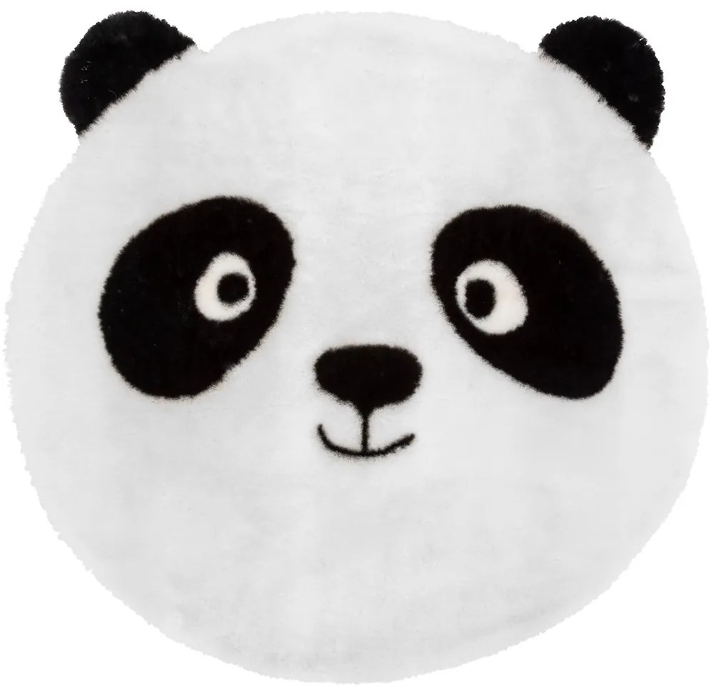 ATMOSPHERA Detský koberec Panda, (fi) 100 cm, čierna/biela