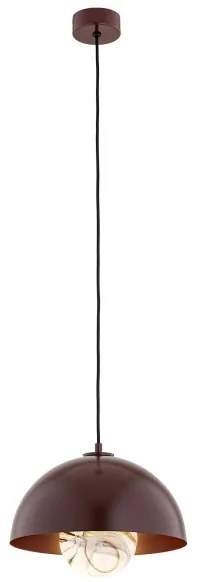 Argon 8444 - Luster na lanku PIAVA 1xE14/7W/230V alabaster hnedá