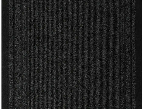 Koberce Breno Behúň REKORD 866, šíře role 120 cm, čierna, viacfarebná