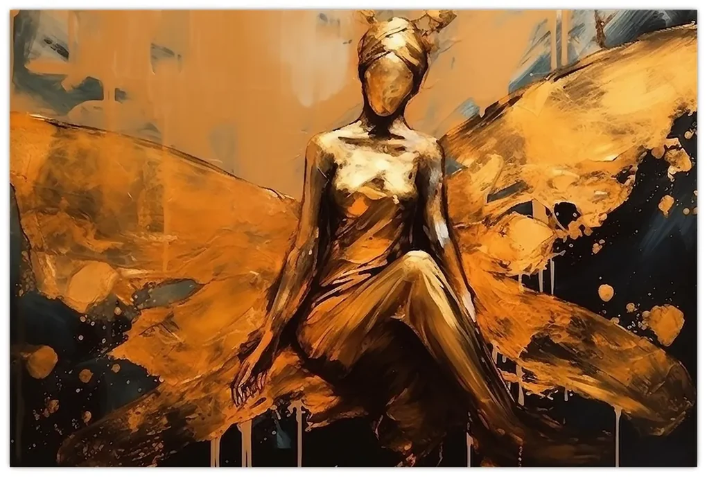 Obraz - Abstrakcia víly (90x60 cm)
