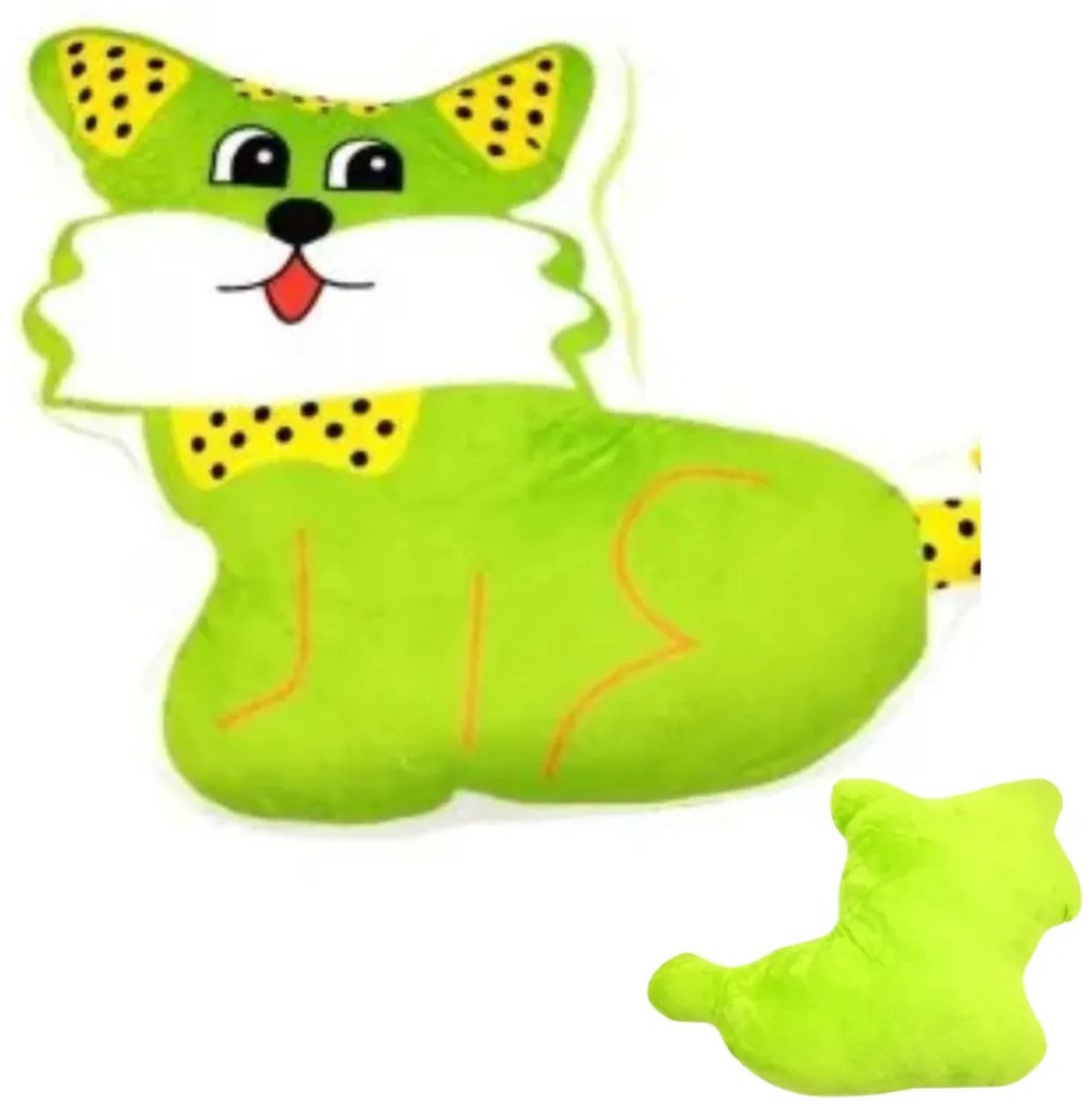 3D mikroplyšový detský vankúšik Mačka