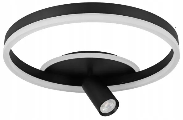LED stropné svietidlo LED/38W/230V + 1xGU10/30W čierne