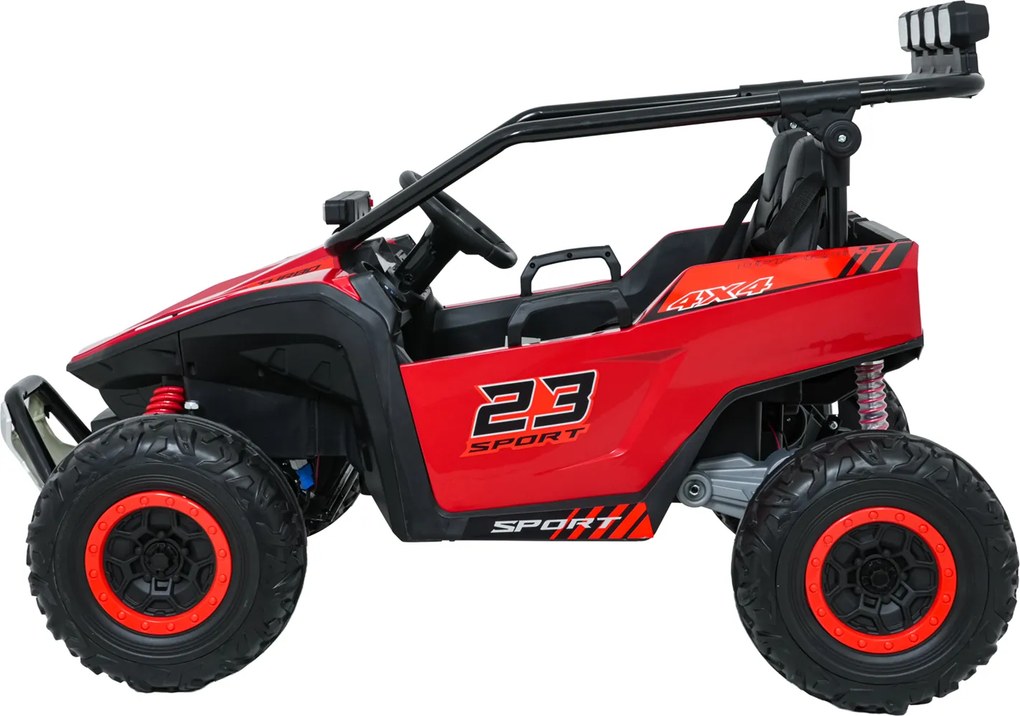 Ramiz Elektrická bugina TURBO 23 pre deti červená