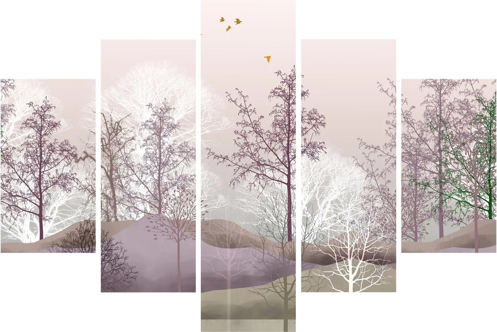 Obraz lesa (150x105 cm)
