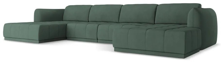 Zelená rohová pohovka Hoku – Makamii