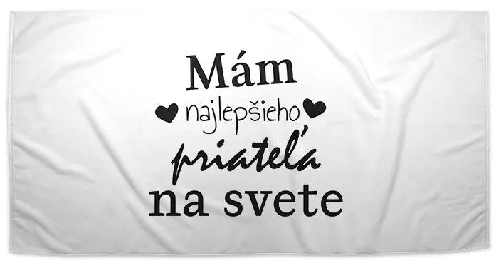 Sablio Uterák Ja mám najlepšieho priateľa na svete - 50x100 cm