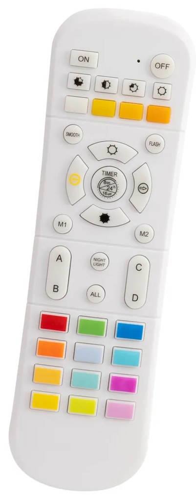 Sada 12 stolových lámp tmavá bronz RGBW nabíjateľná vrátane nabíjacej stanice - Alessia